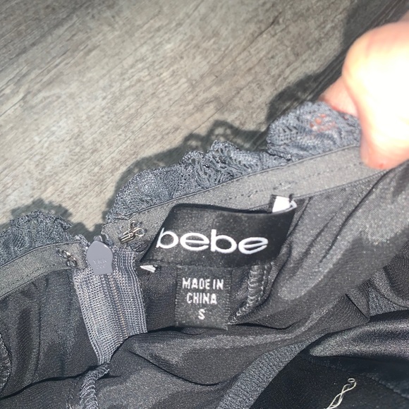 BEBE Gray Dress - Picture 3 of 6